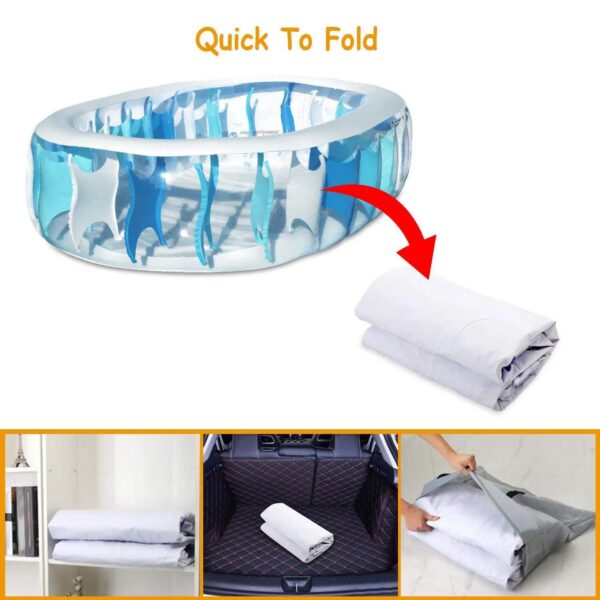 Durable Outdoor Foldable Swimming Pool : Suitable For small Family - Image 6